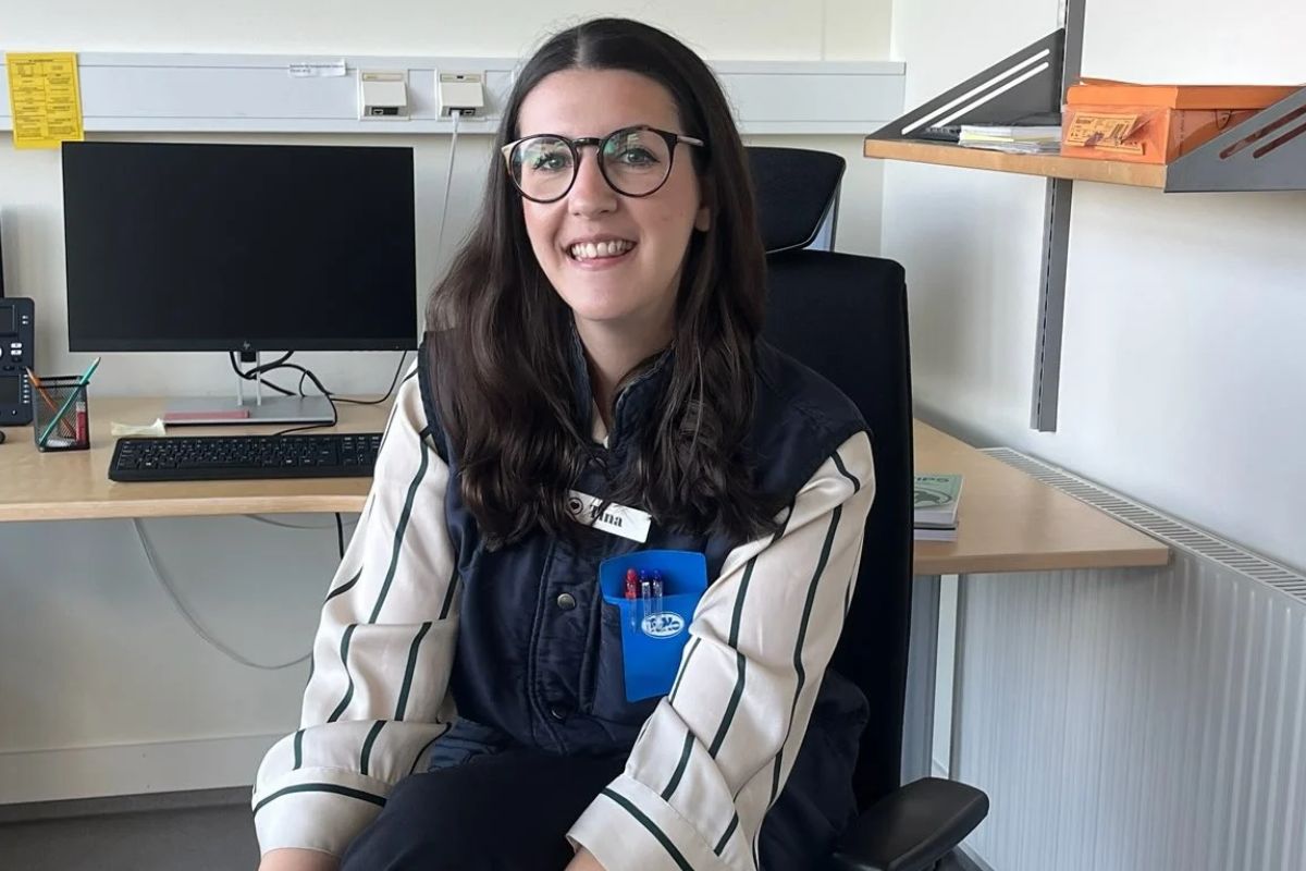 Tina Jazic på sitt kontor.